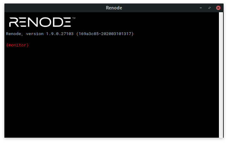 Renode Monitor CLI